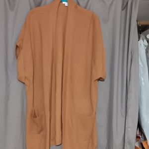 J. Jill Women's Brown Cape Jacket Size Large